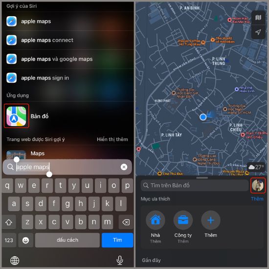 Hướng dẫn tải xuống Apple Maps Offline cho iOS 17 bước 1